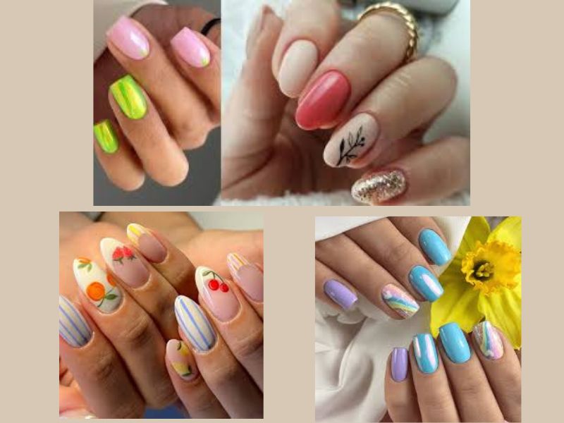 Trendy Simple Nail Designs for Short Nails